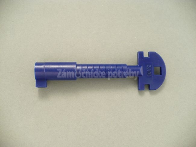 Multifunkčný kľúč modrý plast